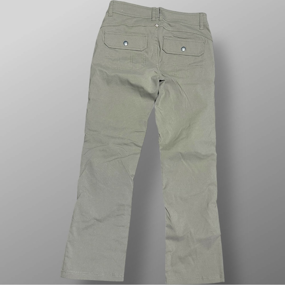 prAna Halle Hiking Pants Womens Sz 4 Short Roll Up Capri Original Stretch Zion - Picture 5 of 10